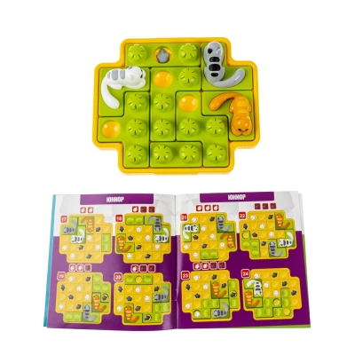Игра настольная логическая с т.з.Bondibon "КОШКИ-МЫШКИ. ОХОТА ИГРАТЬ"